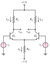 Solved 3 Consider The Differential Amplifier Shown In Figure | Chegg.com