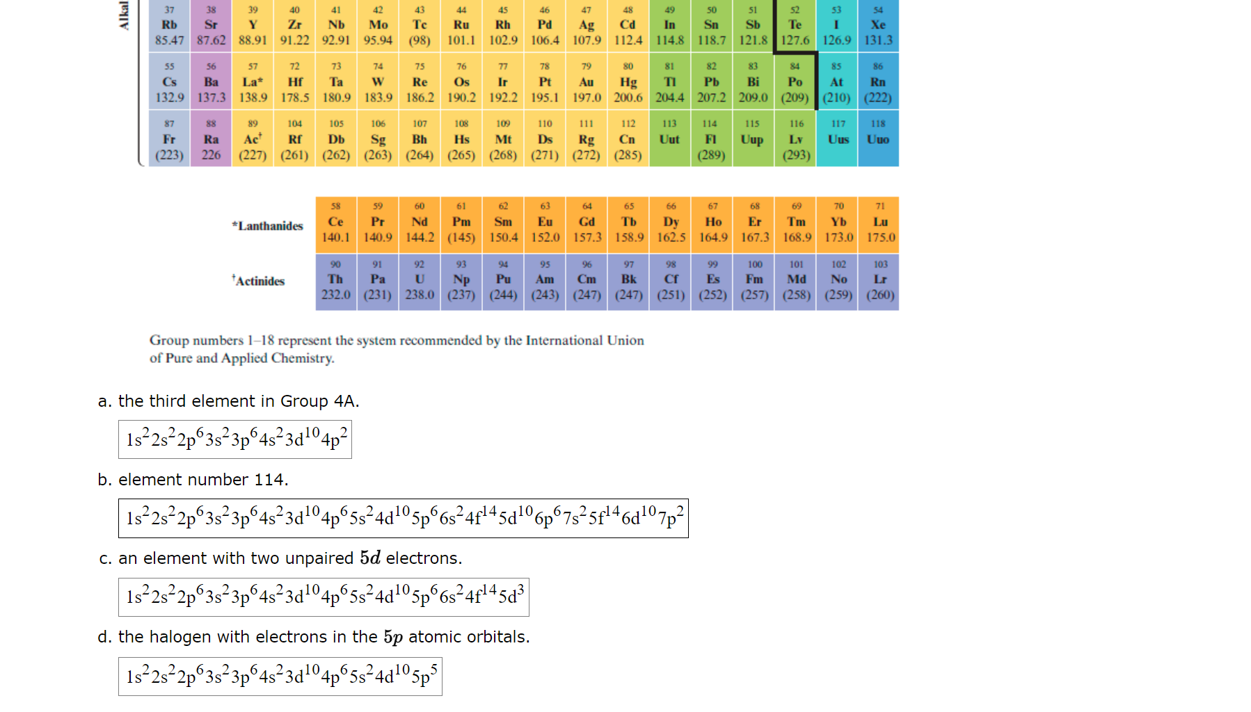 Solved Group numbers 1−18 represent the system
