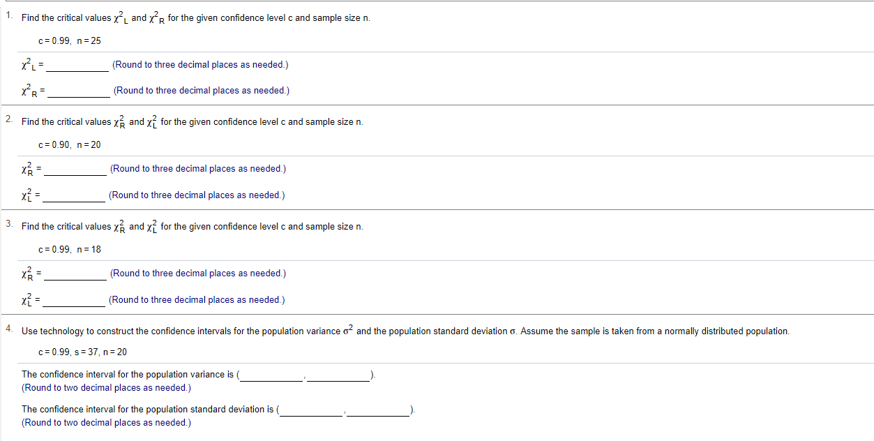 Solved 1 Find The Critical Values X L And R For The G Chegg Com