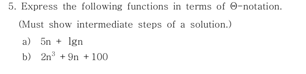 Solved 5. Express the following functions in terms of | Chegg.com