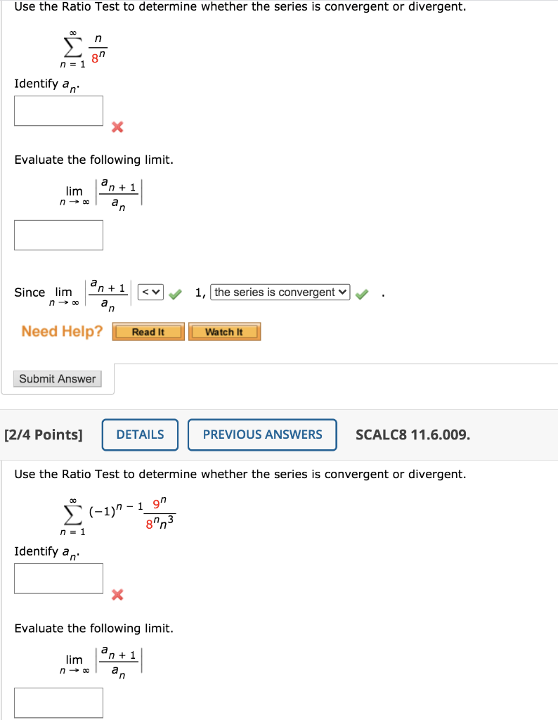 Solved Use The Ratio Test To Determine Whether The Series Is 5523