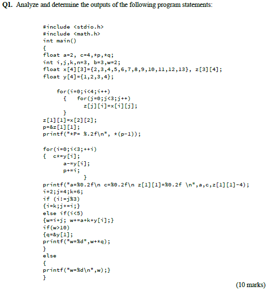 Solved Use Manual Calculation To Get Output P A C Z 1 Chegg Com