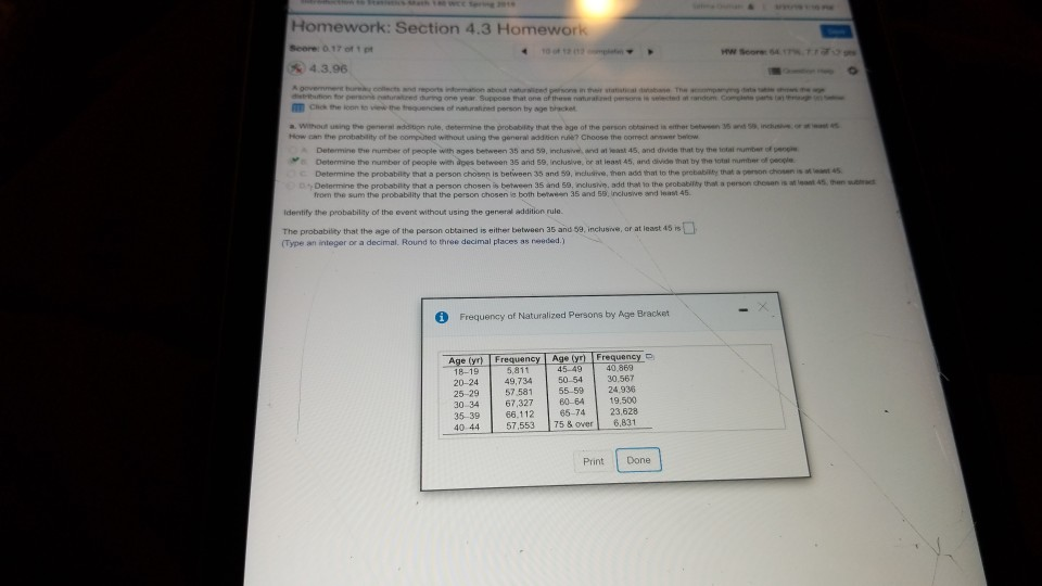 Solved MathXL Syst.. my lab statis. Course Home Do Home.... | Chegg.com
