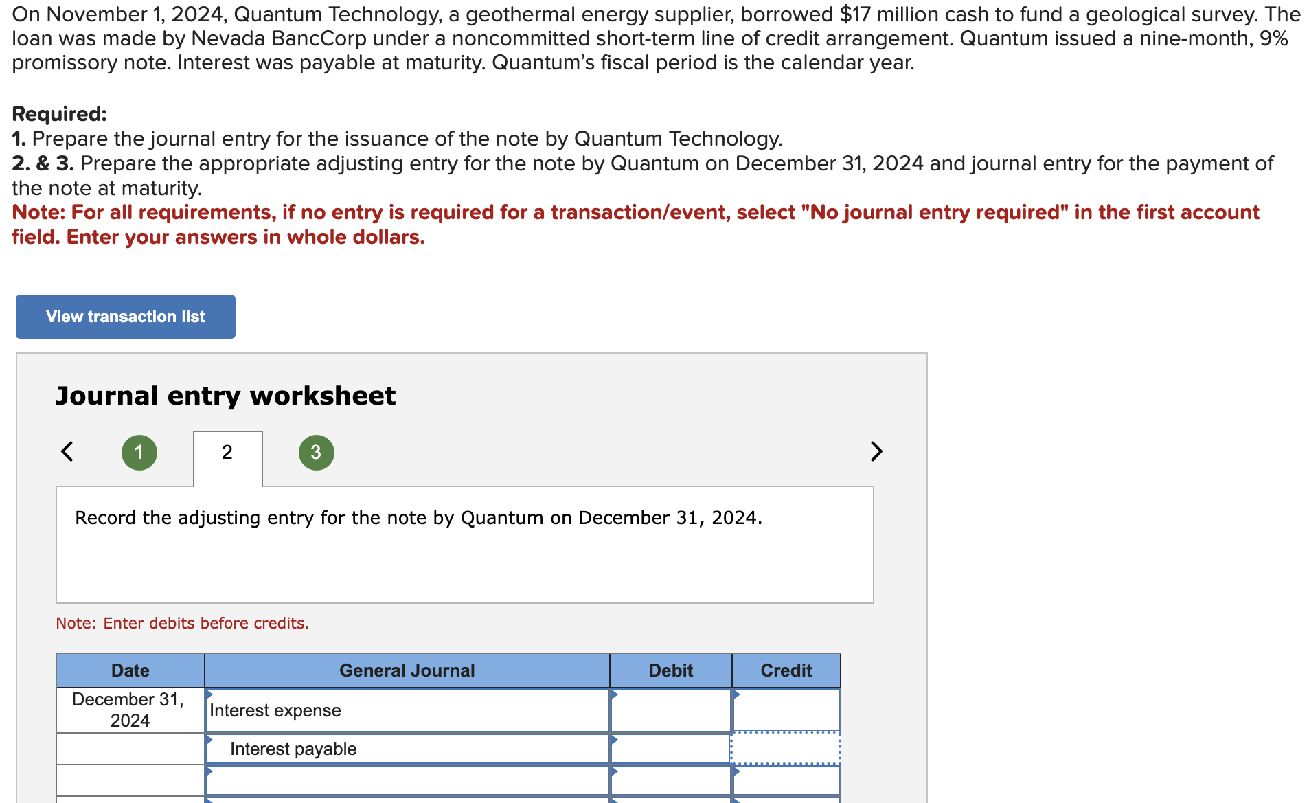 Solved On November 1, 2024, Quantum Technology, a geothermal