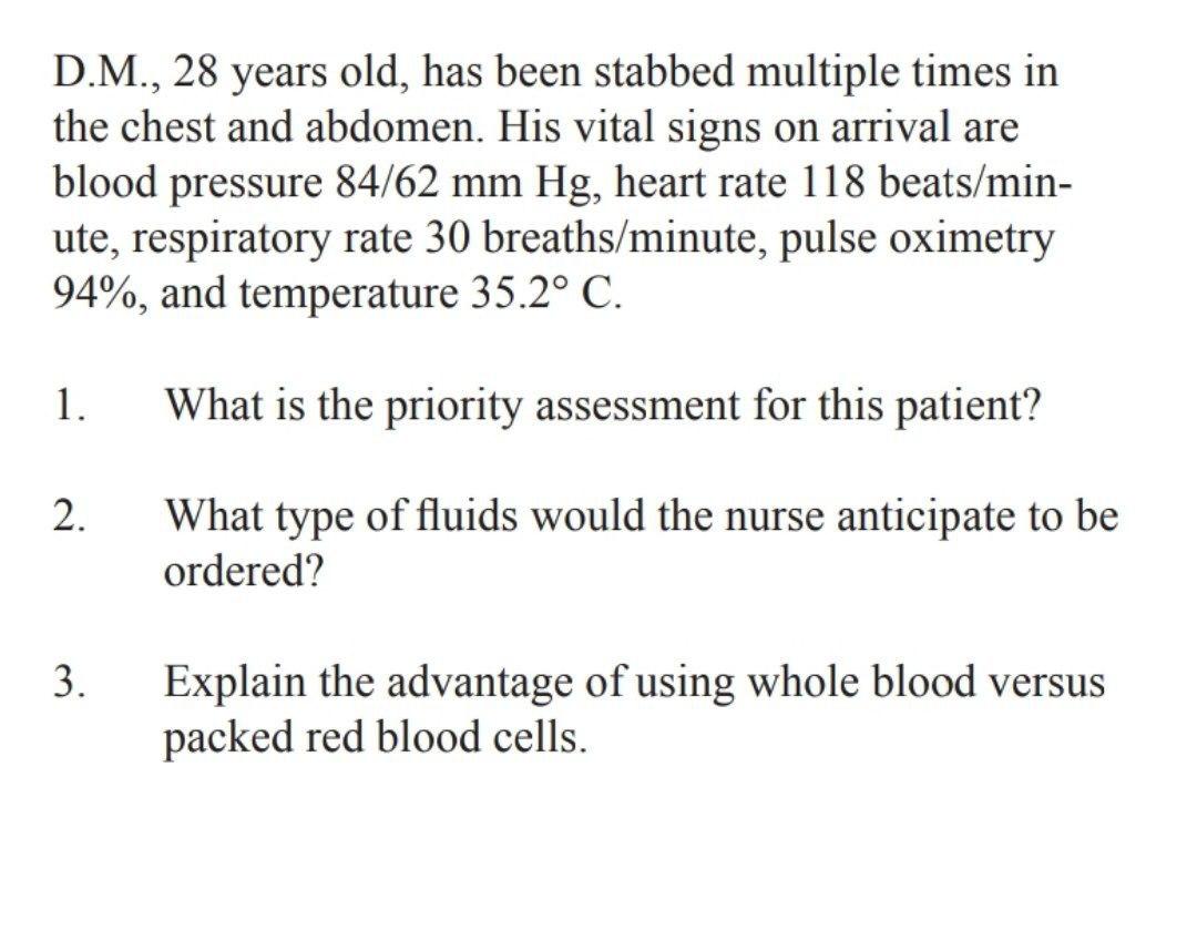 Solved Read The Scenario And Answer The Following Questions | Chegg.com