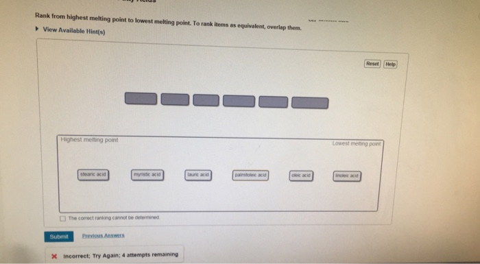 rank-from-highest-melting-point-to-lowest-melting-chegg