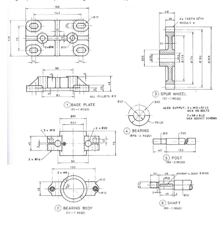 Solved 190 142 -R 17 28 24 TEETH 20 PA MODULEB भ 110 016 032 | Chegg.com