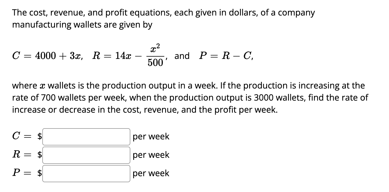solved-the-cost-revenue-and-profit-equations-each-given-chegg