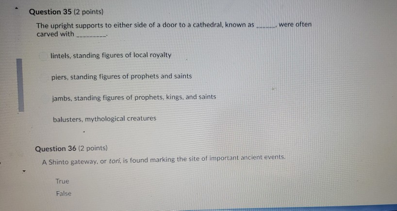 Solved Question 1 (2 points) Which of the following is true | Chegg.com