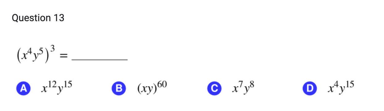 y =- 4x 15 y =- 7 2x 12