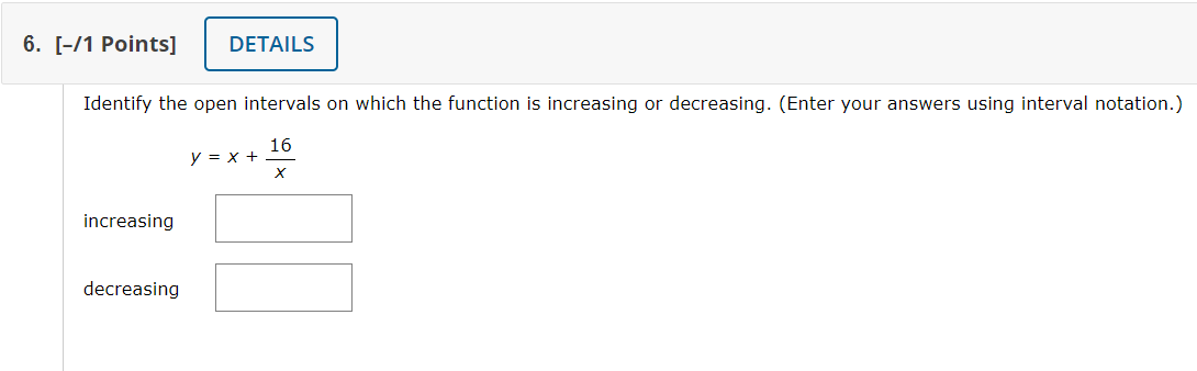 Solved Identify the open intervals on which the function is | Chegg.com