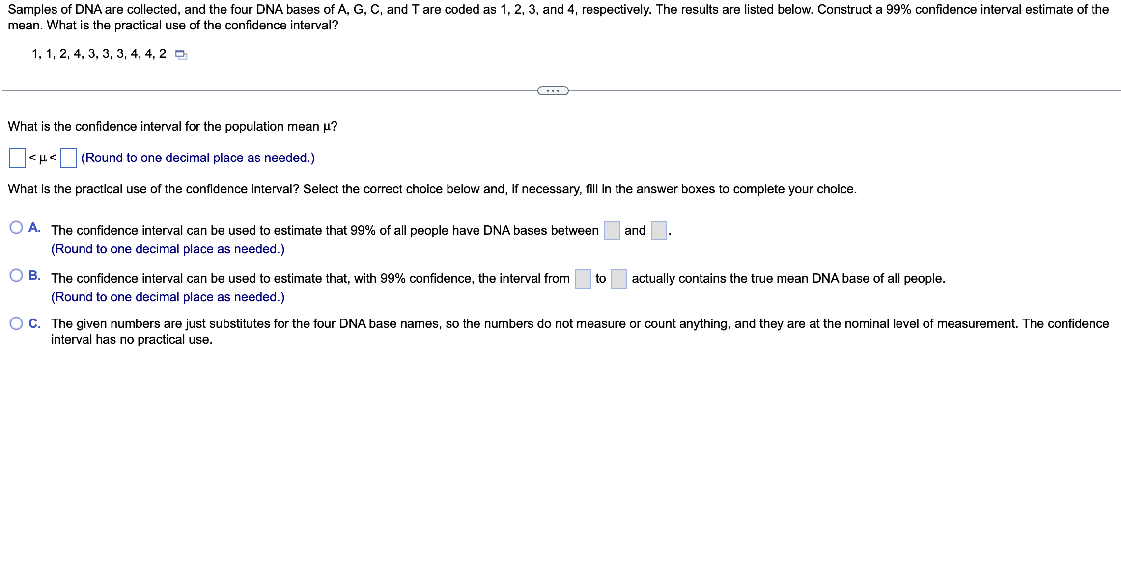 Solved mean. What is the practical use of the confidence