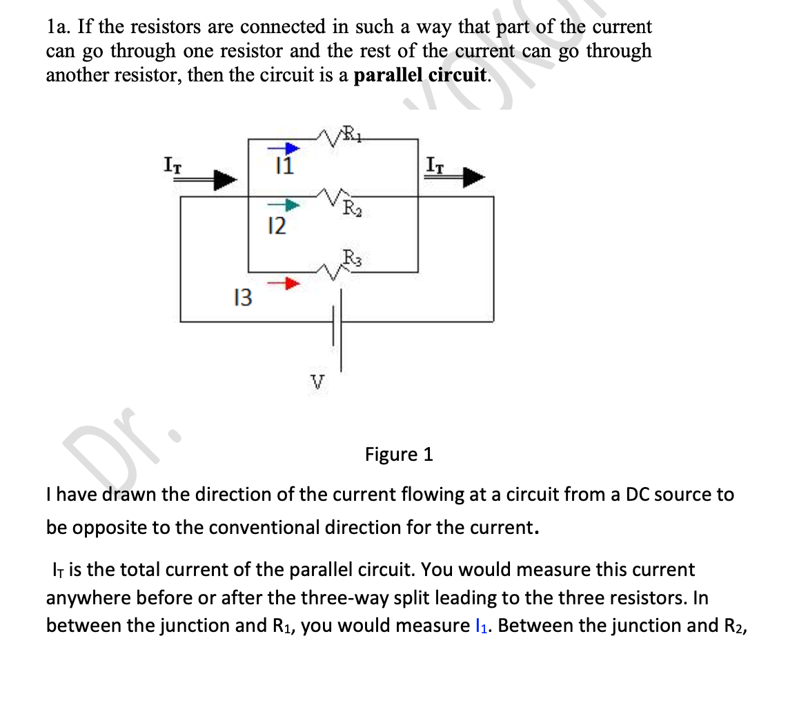 1a. If the resistors are connected in such a way that | Chegg.com