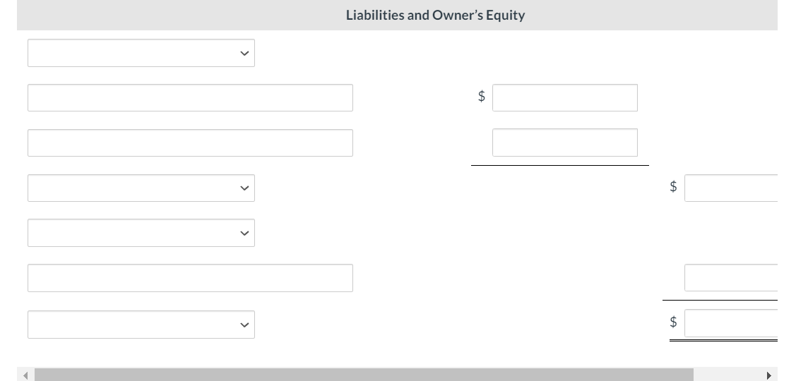 Solved The completed financial statement columns of the | Chegg.com