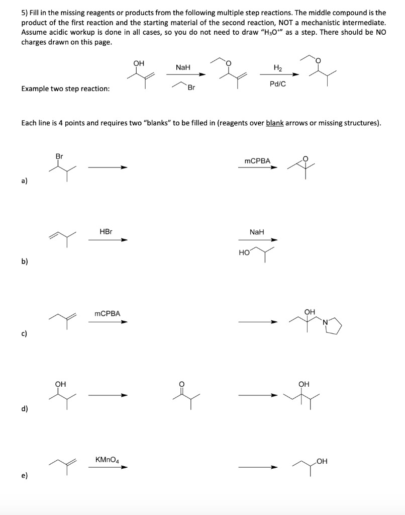 Solved Draw the mechanisms and products of the following | Chegg.com