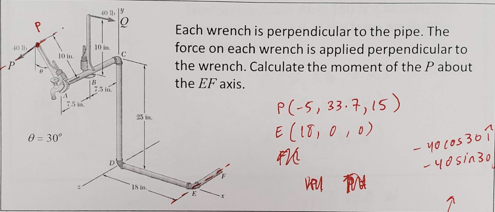 Engineering Statics Math Help Solved Engineering Statics Question: Please explain each | Chegg.com