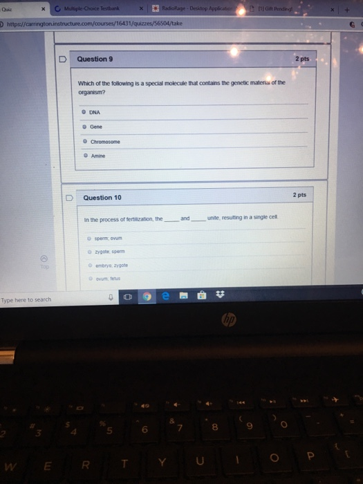 Solved 6 D Question 9 2 pts Which of the following is a | Chegg.com