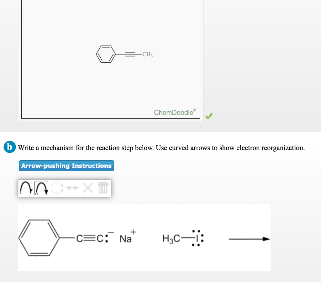 -CH3 ChemDoodle B Write A Mechanism For The Reaction | Chegg.com