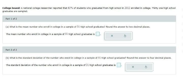 Solved College Bound: A National College Researcher Reported | Chegg ...