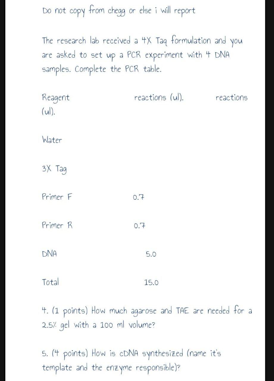 Solved Do not COPY from chegg or else i will report The | Chegg.com