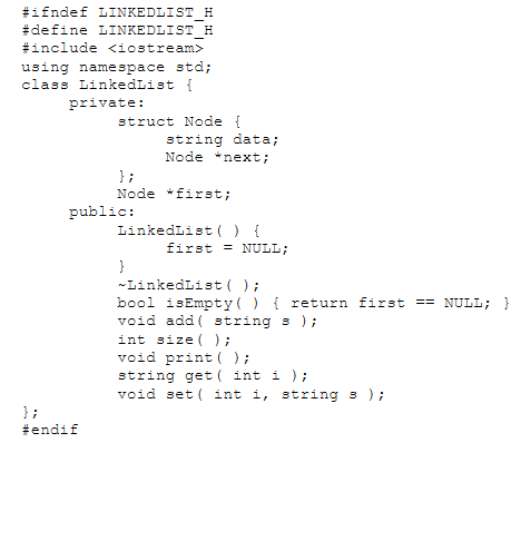 Solved List of Squares Create a Linked List of Square | Chegg.com