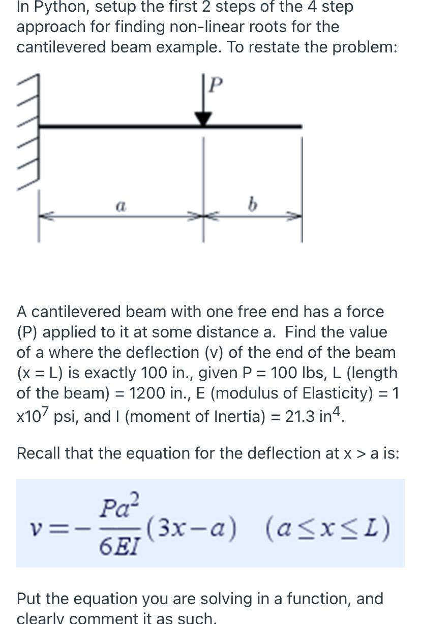 Create a python program to perform steps 3 and 4 of | Chegg.com