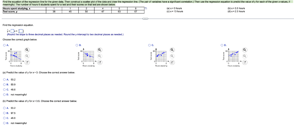 solved-find-the-equation-of-the-regression-line-for-the-chegg