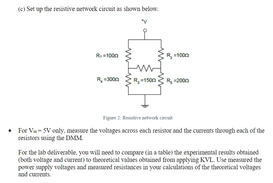 Solved Calculate The Voltage Drop Across Each Resistor Using | Chegg.com