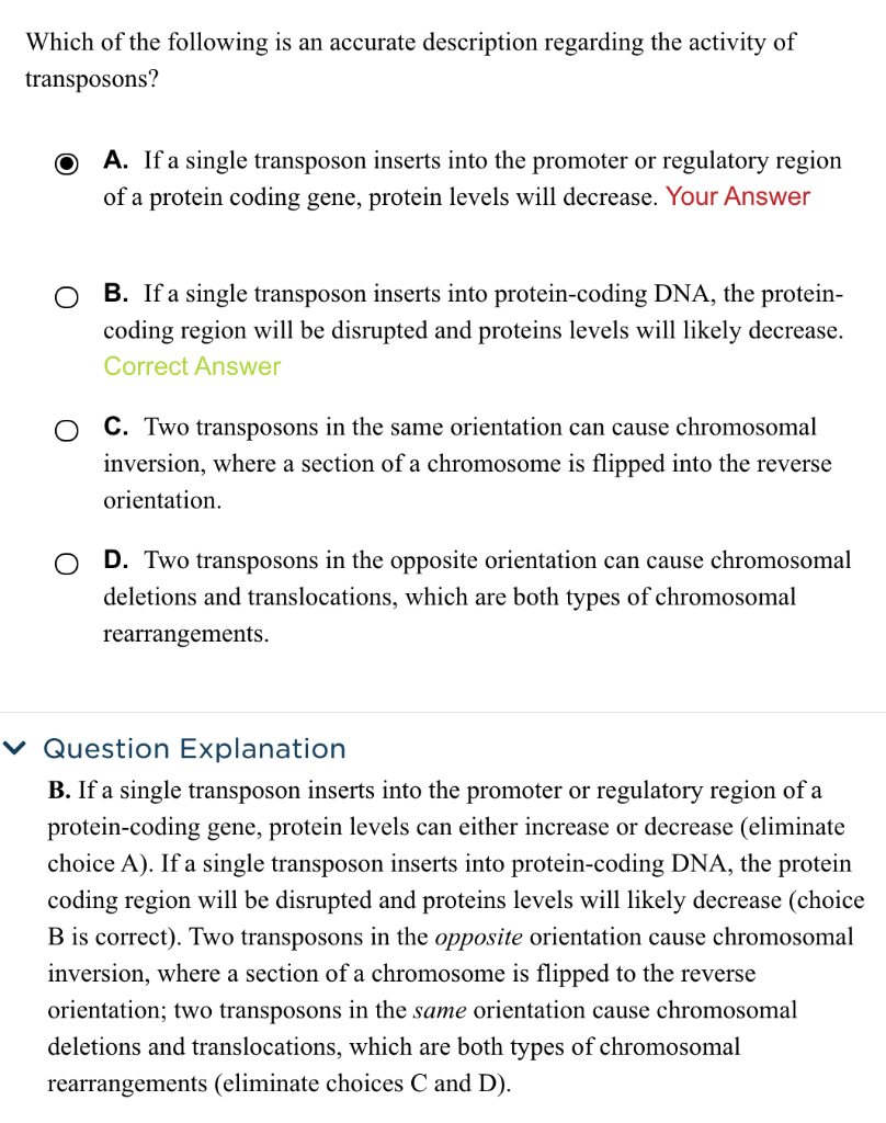 Solved Please explain why B is the correct answer and also | Chegg.com