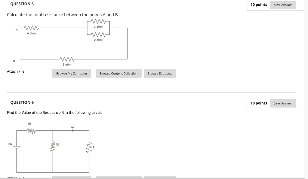 Solved QUESTION 5 10 points Save Answer Calculate the total | Chegg.com