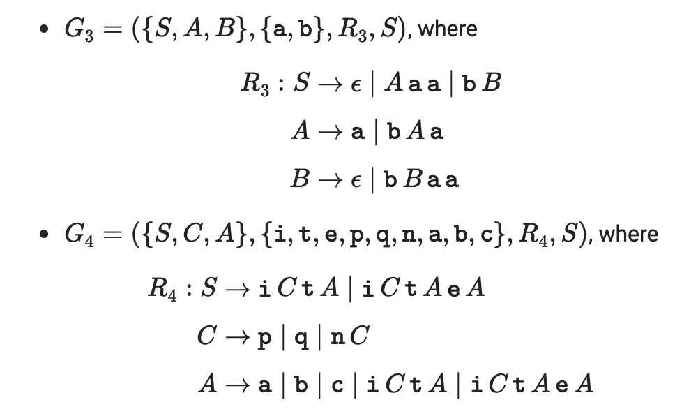 Solved - G3=({S,A,B},{a,b},R3,S), where R3:SAB→ϵ∣A a a ∣ b | Chegg.com