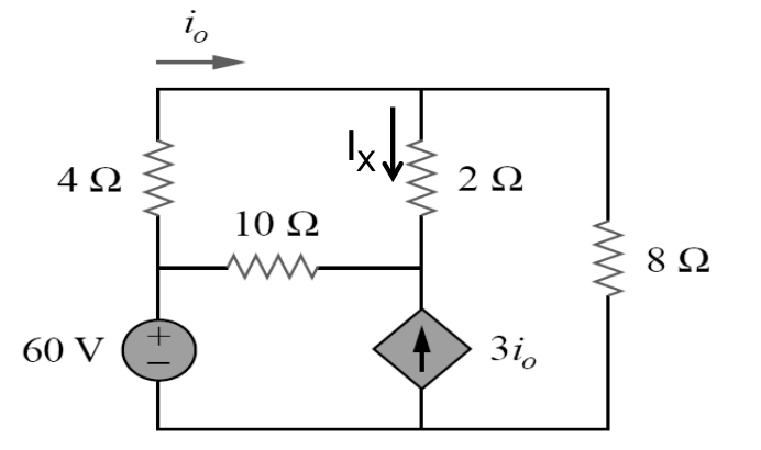 Solved Determine the value of Ix of the following circuits | Chegg.com