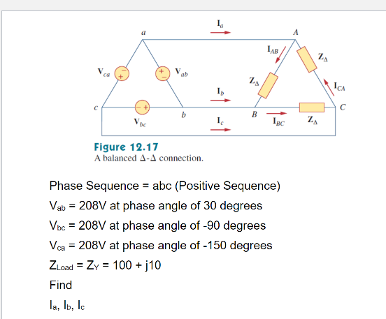 Solved 1. 1- a А LAB ZA V ab ZA I) сл с с B IBC ZA Figure | Chegg.com