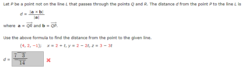 Solved Find the distance between the given parallel planes. | Chegg.com