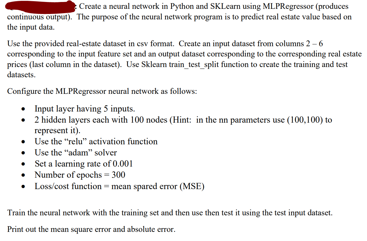 Sklearn artificial best sale neural network