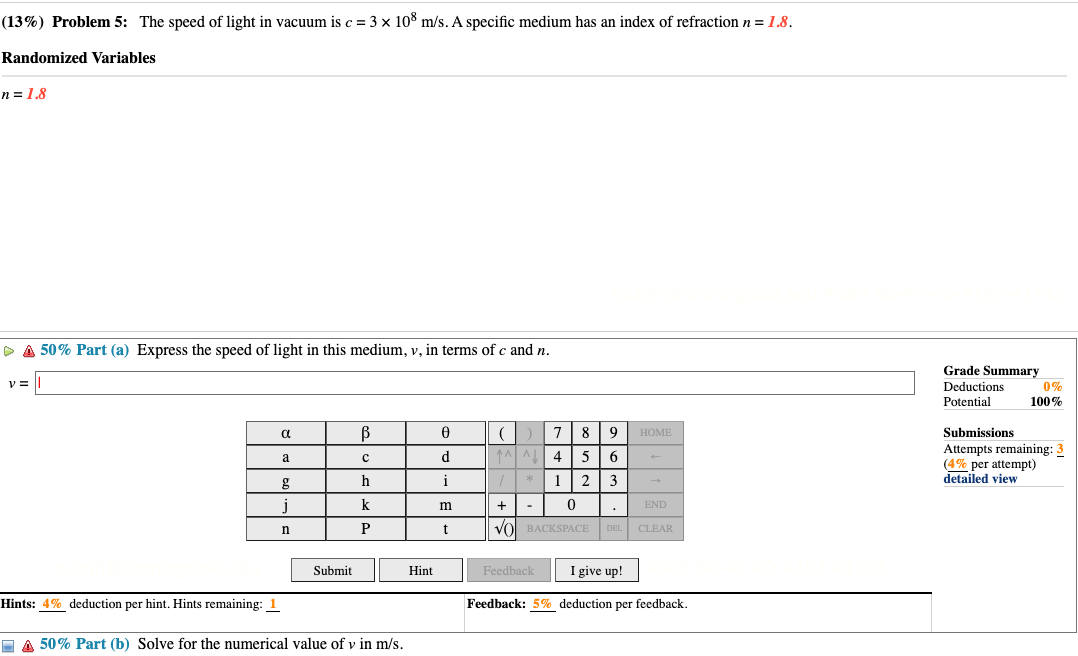 Solved Problem 5: Please answer all parts | Chegg.com