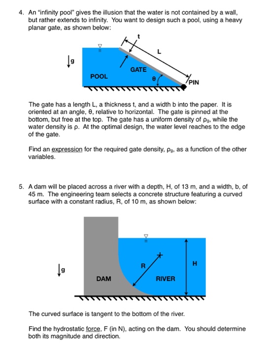 Solved 4. An "infinity pool" gives the illusion that the | Chegg.com