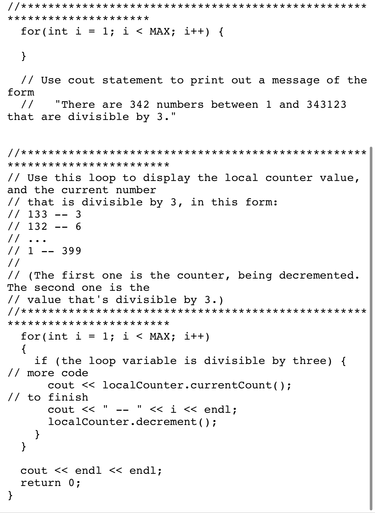 Solved Using the program pictured I need help finishing it | Chegg.com