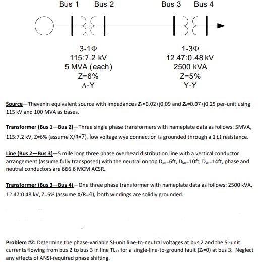Solved Bus 1 Bus 2 Bus 3 Bus 4 BA BE 3-10 115:7.2 kV 5 MVA | Chegg.com
