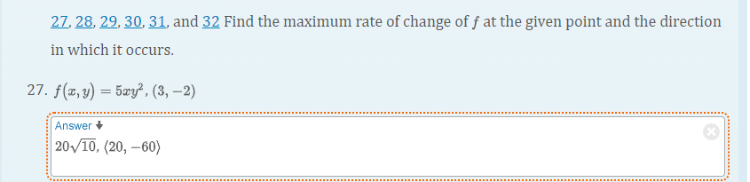 Solved 27, 28, 29, 30, 31, and 32 Find the maximum rate of | Chegg.com