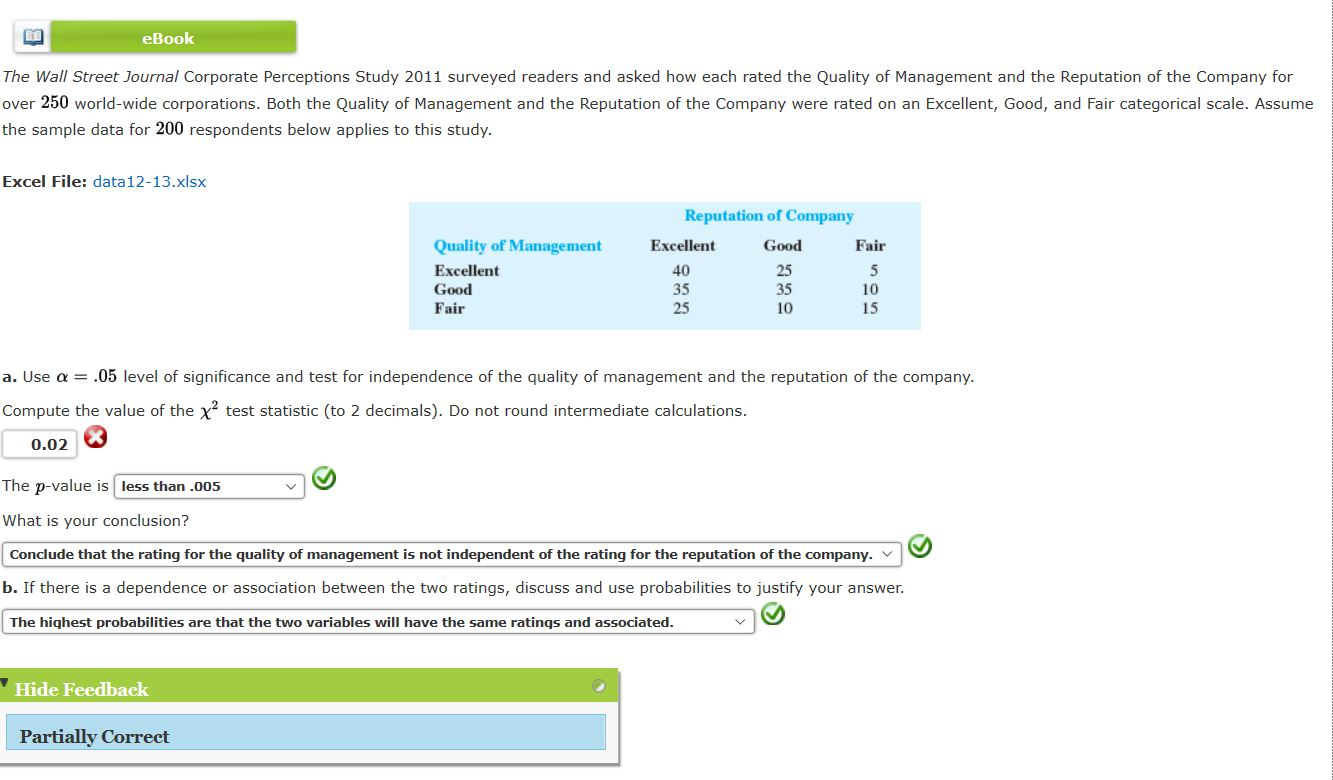 Solved eBook The Wall Street Journal Corporate Perceptions