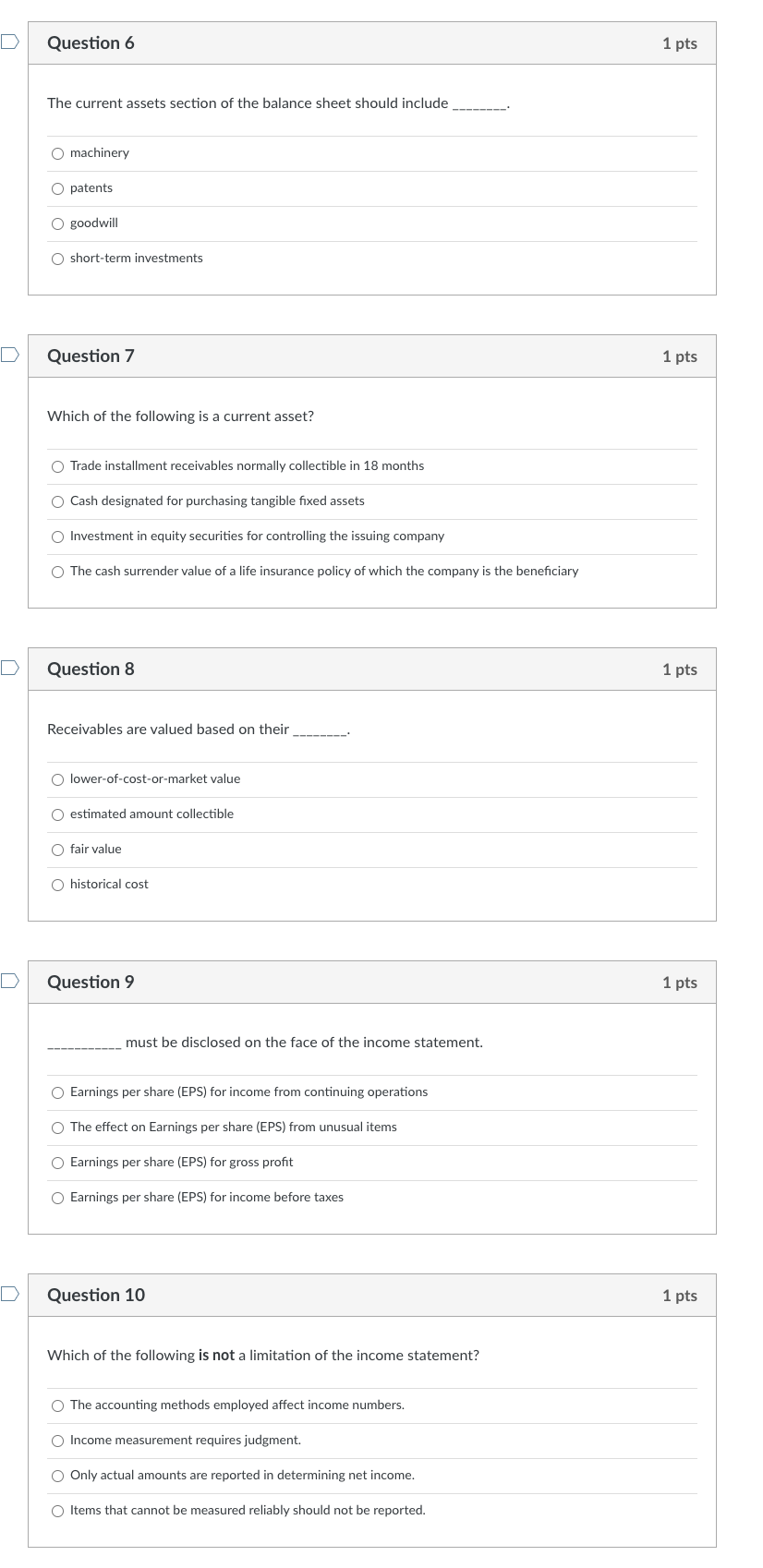 solved-the-major-elements-of-the-income-statement-are-chegg