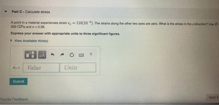 Solved A Cube Is Subjected To Stresses With Magnitudes A 16 | Chegg.com