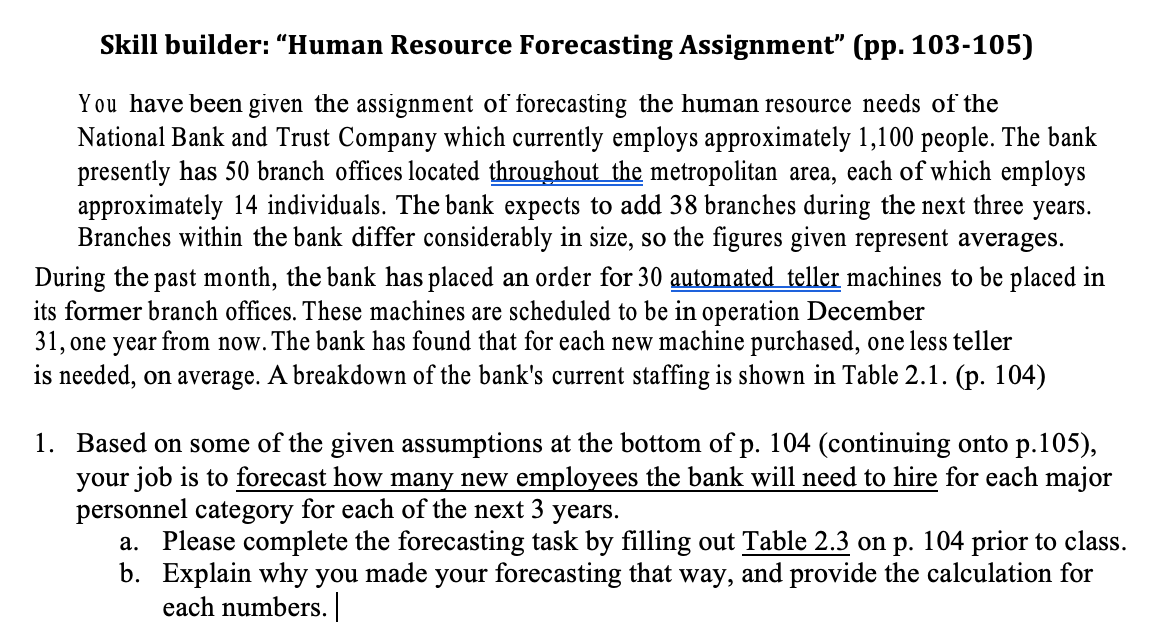 Human resource forecasting methods picture