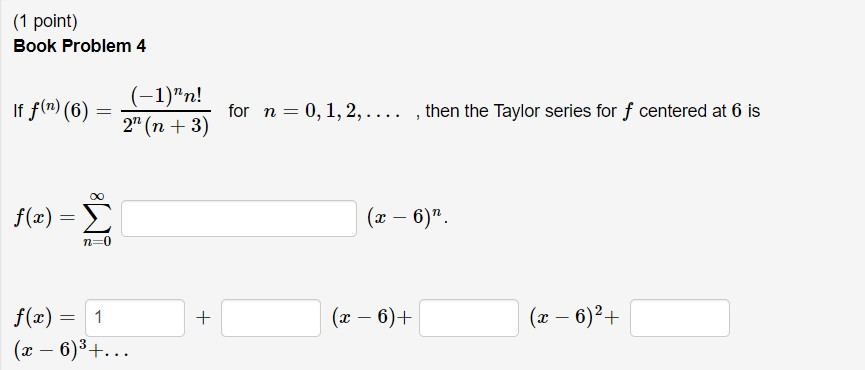 Solved 1 Point Book Problem 4 1 N 2 N 3 If F Chegg Com