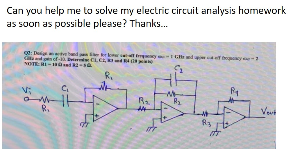 Solved Can You Help Me To Solve My Electric Circuit Analysis | Chegg.com