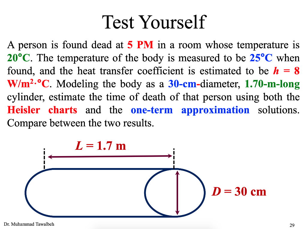 Solved Test Yourself A person is found dead at 5 PM in a