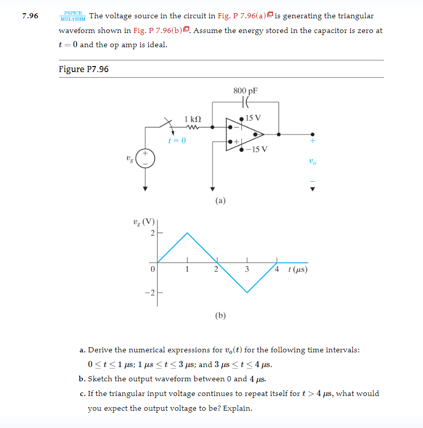 Solved MULTISIM PSPICE The voltage source in the circuit | Chegg.com