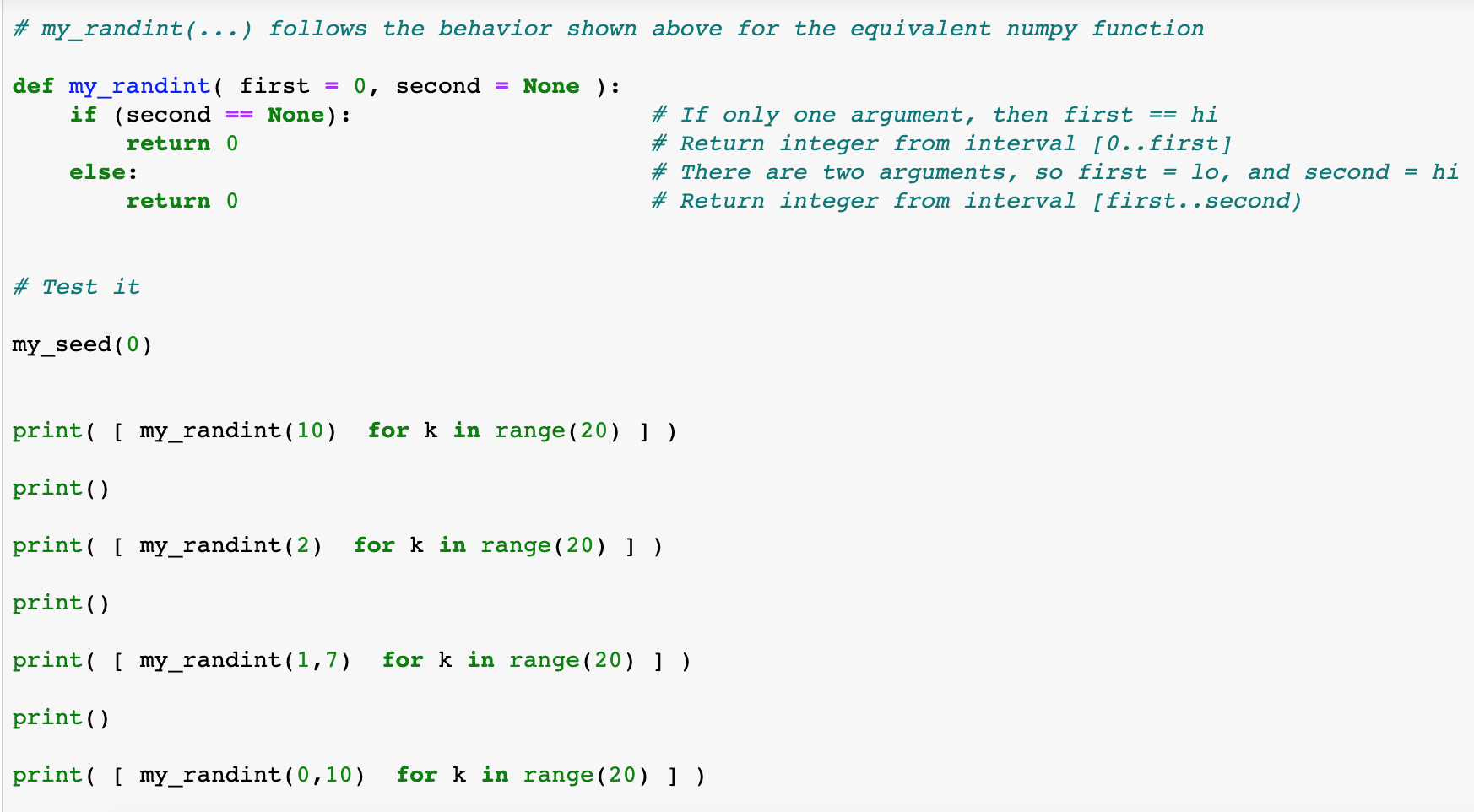 Solved Part (a): Pseudo-random Floats in range [O.. 1) We | Chegg.com