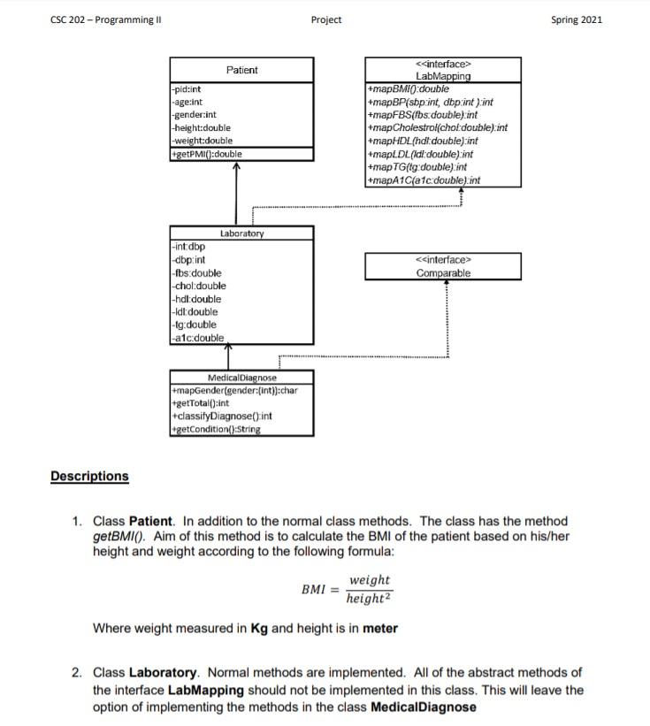 Solved Requirements: You are required to design a java | Chegg.com
